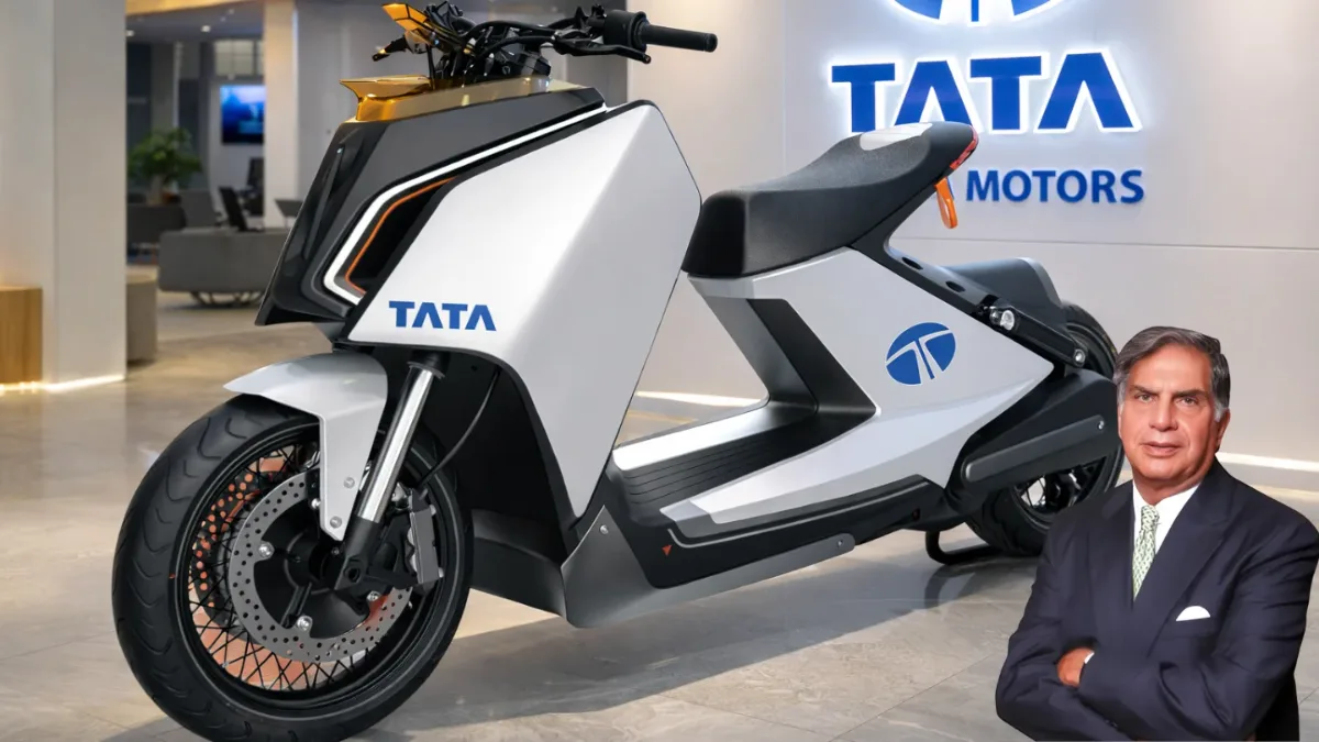 Tata Electric Scooter  With 250km Range , Smart Charging and Modern Tech